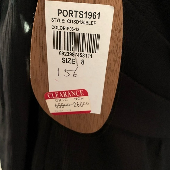 Ports 1961 Silk Drape Dress Size 8 NWT - Picture 6 of 9